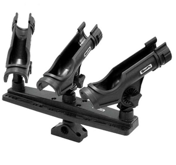 Scotty Triple Rod Holder w/3 230 Power Lock Rod Holders [256]