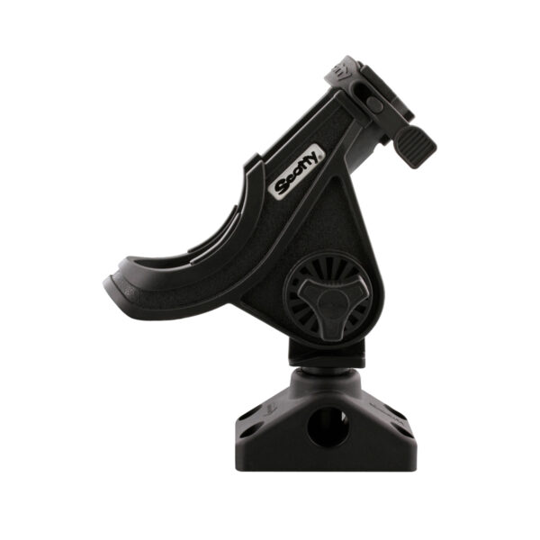 SCOTTY 280 BAITCASTER / SPINNING ROD HOLDER WITH COMBINATION SIDE/DECK MOUNT