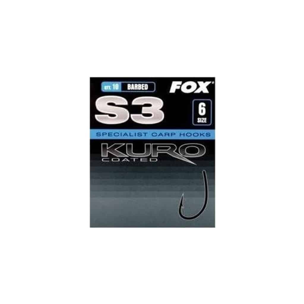 FOX S3 SPECIALIST CARP HOOK KURO COATED-25027
