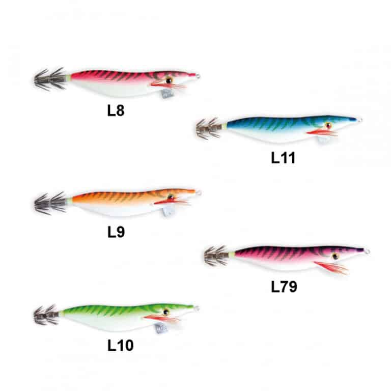 EGING YO-ZURI-SQUID JIG SUPER CLOTH COLORI