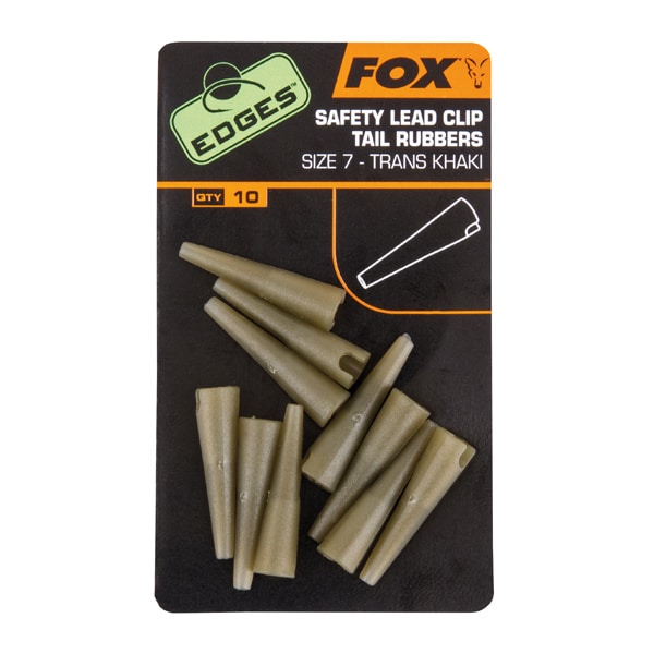 FOX EDGES LEAD CLIP TAIL RUBBERS-0