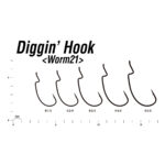 DECOY WORM 21 DIGGIN HOOK