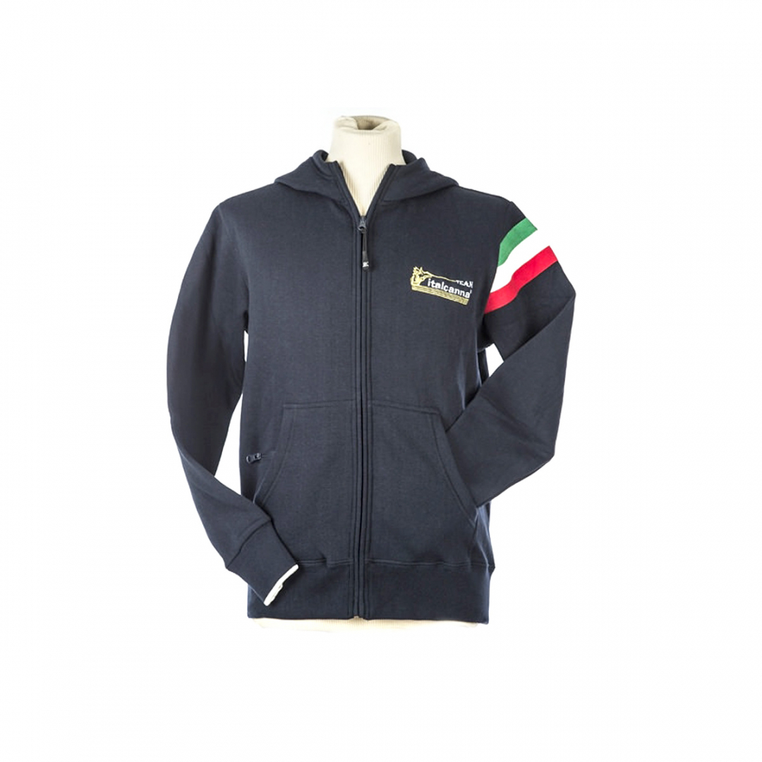 felpa con cappuccio italcanna felpa con cappuccio italcanna