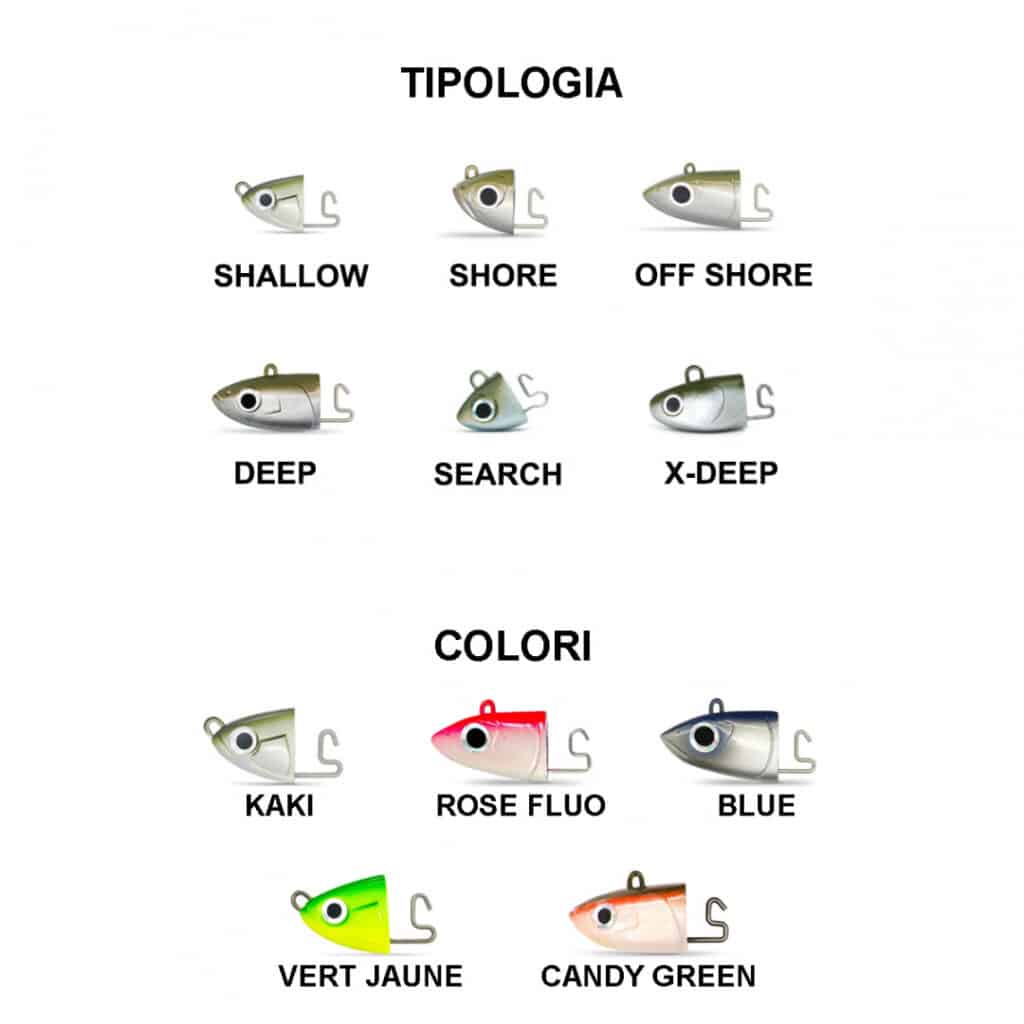 testine piombate black minnow varianti