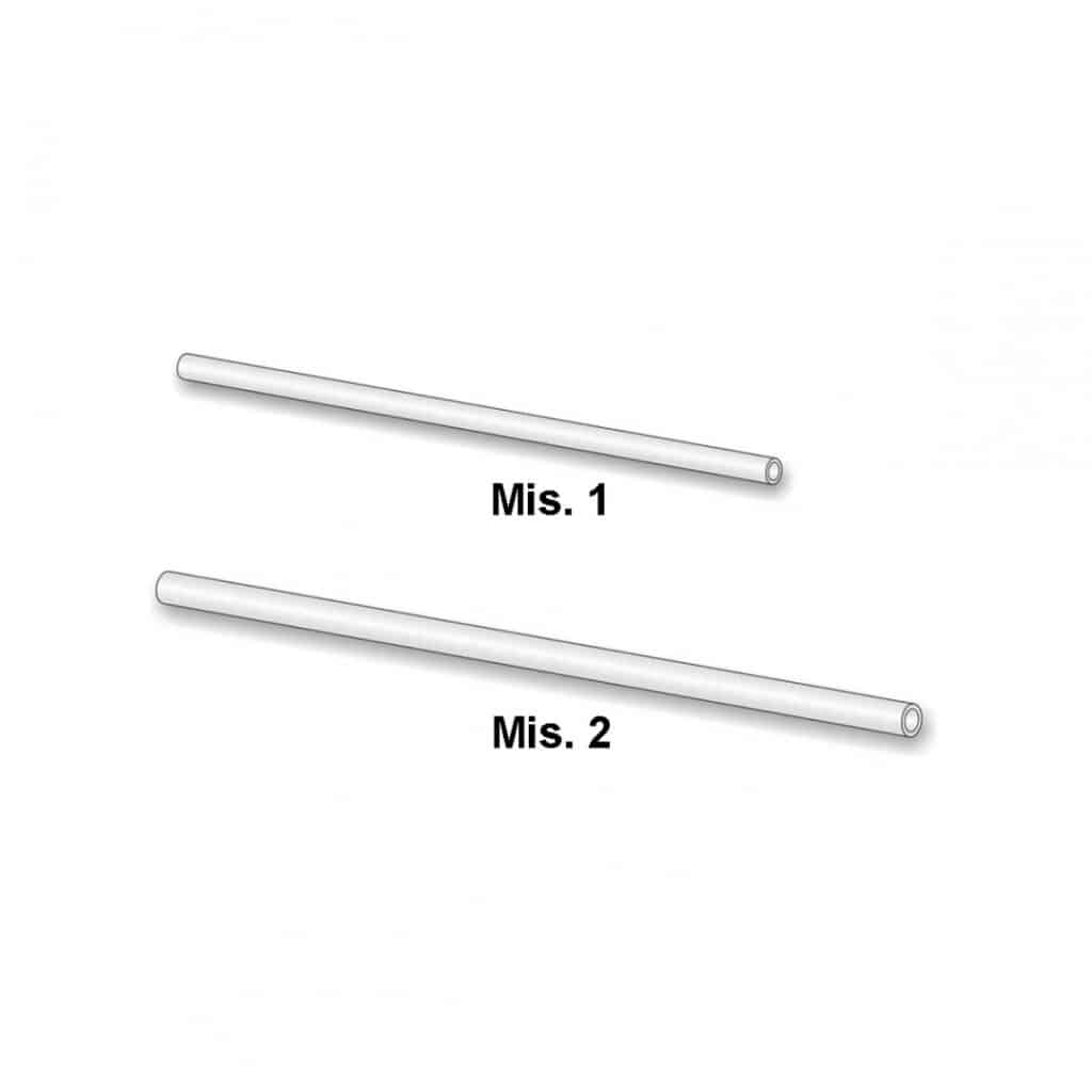 tubetto plastica rigido trasparente