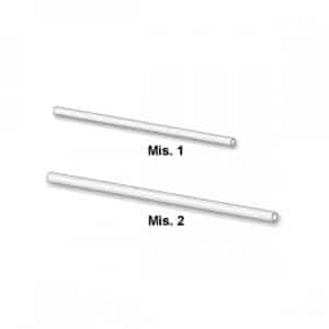 tubetto plastica rigido trasparente