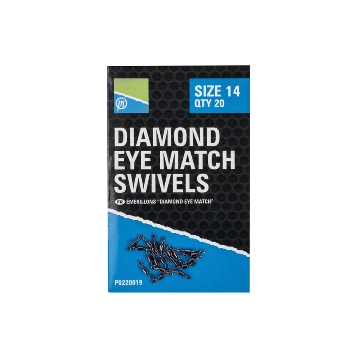 PRESTON DIAMOND EYE MATCH SWIVELS-25085 PRESTON DIAMOND EYE MATCH SWIVELS-25085