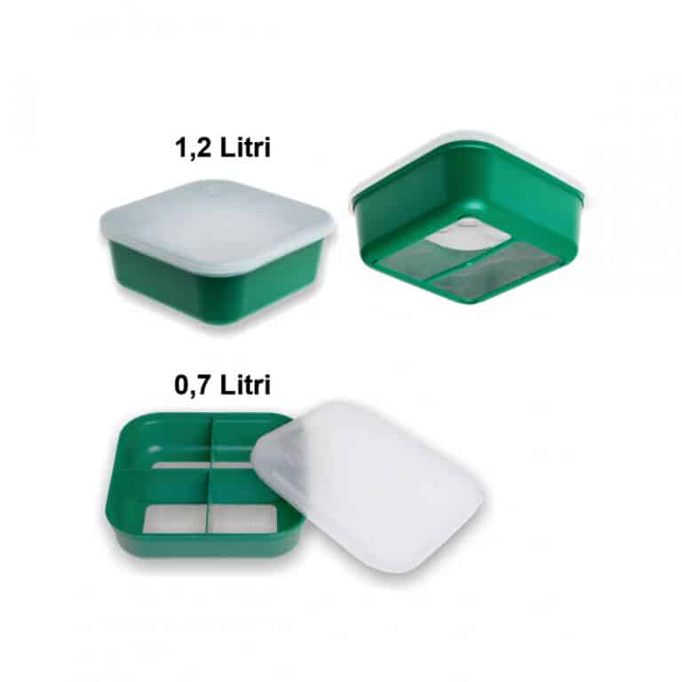 scatole per esche fondo a rete