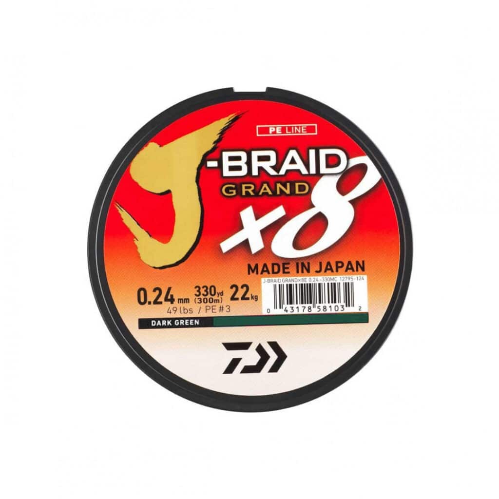 DAIWA J-BRAID GRAND X8 270M DARK GREEN-0