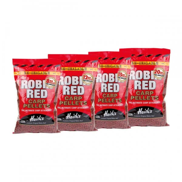DYNAMITE BAITS PRE-DRILLED ROBIN RED PELLETS-0