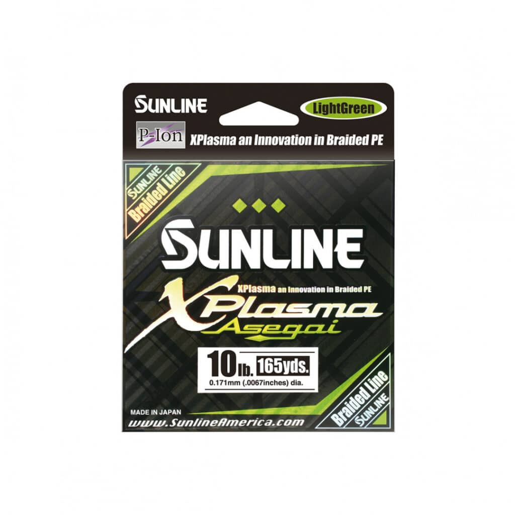 SUNLINE XPLASMA ASEGAI BRAIDED LINE 150M LIGHT GREEN-18683