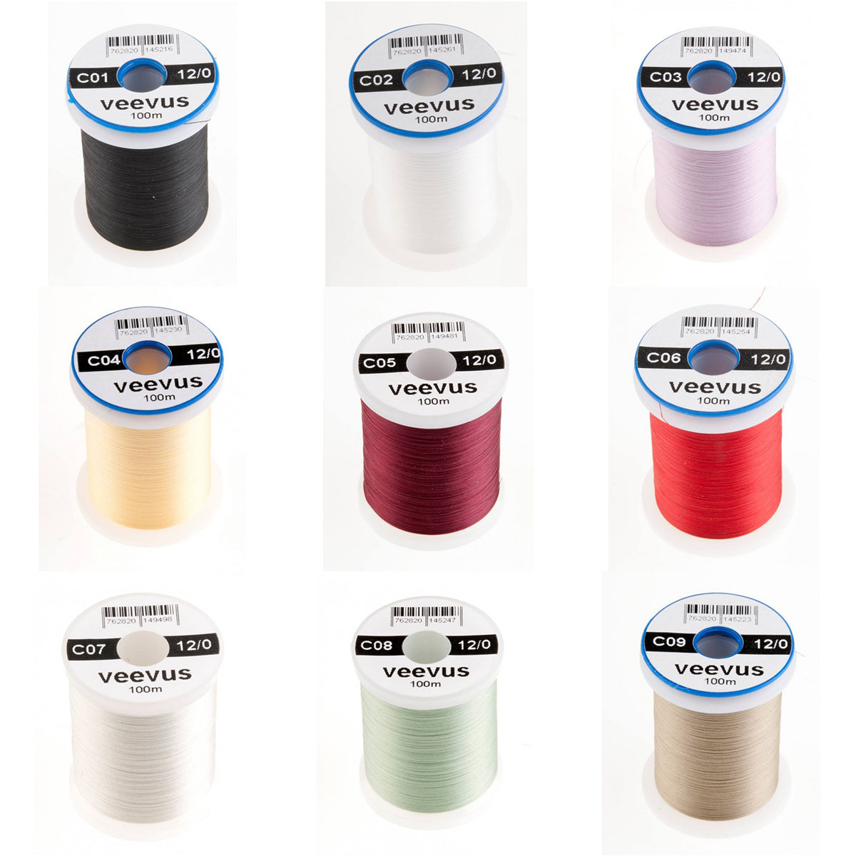 VEEVUS FLY TYING THREAD 12/0 VEEVUS FLY TYING THREAD 12/0