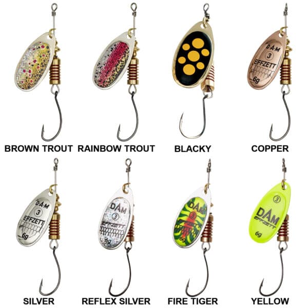 EFFZETT STANDARD SPINNER SINGLE HOOK #2 4G-21412