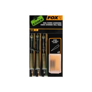 FOX EDGES 50LB CAMO LEADCORE KWIK CHANGE HELI RIGS-0