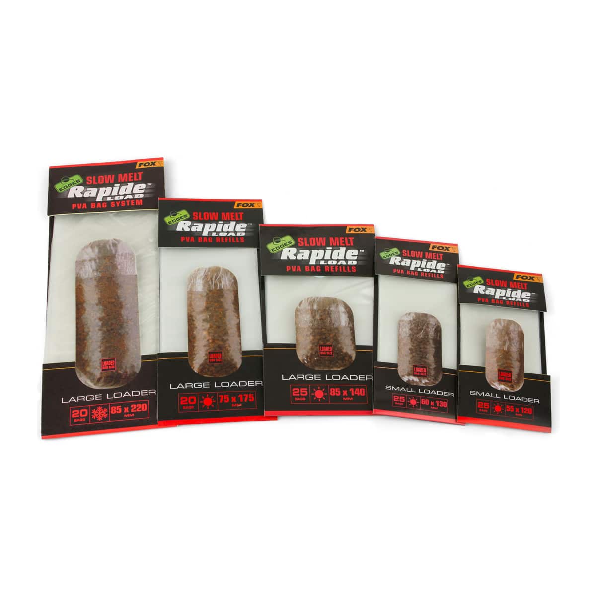 FOX EDGES SLOW MELT RAPIDE LOAD PVA BAG REFILLS-0 FOX EDGES SLOW MELT RAPIDE LOAD PVA BAG REFILLS-0