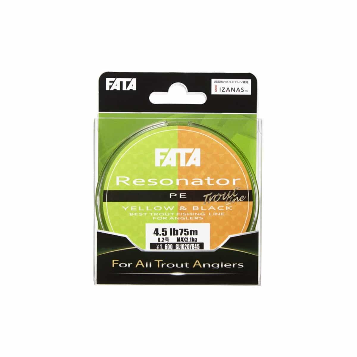 GOSEN FATA RESONATOR PE YELLOW & BLACK GOSEN FATA RESONATOR PE YELLOW & BLACK