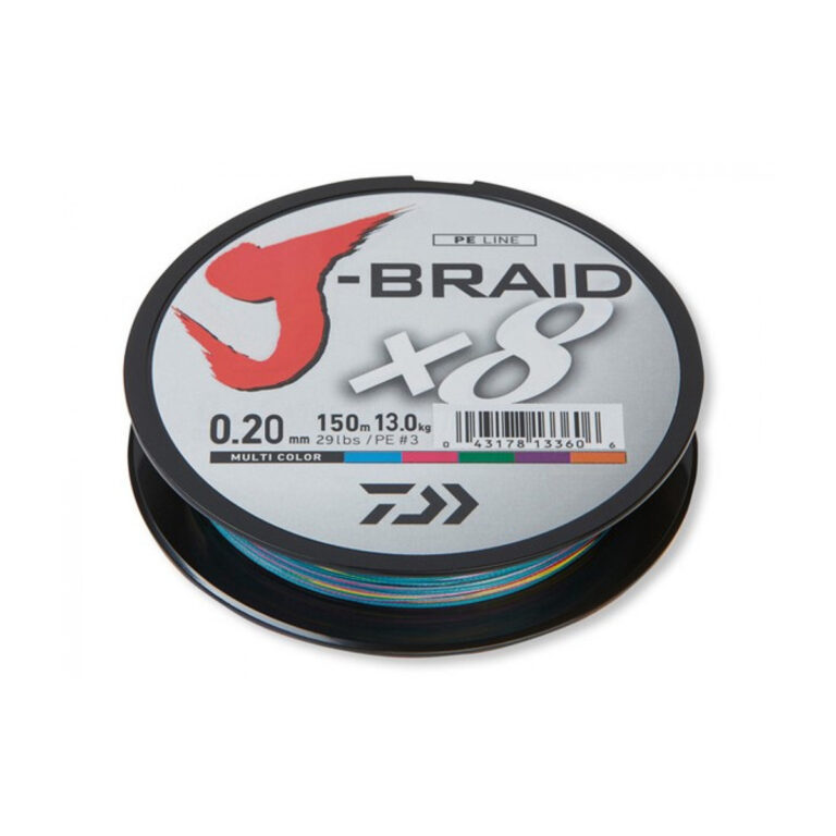 DAIWA J-BRAID X8 300M MULTICOLOR