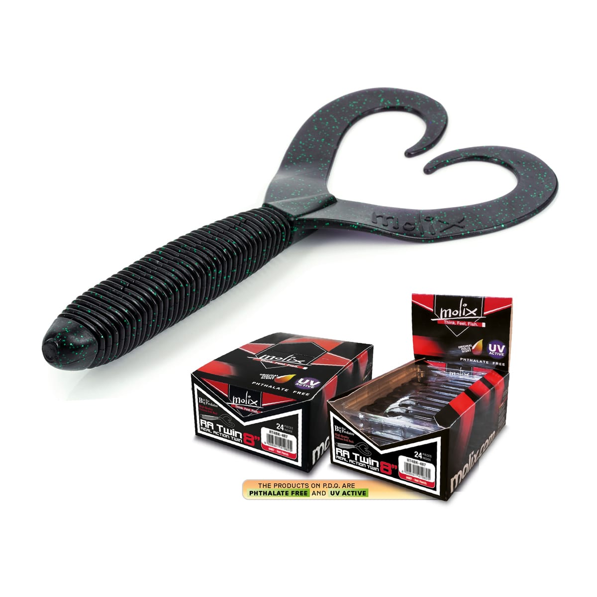 MOLIX RA TWIN 8" BULK MOLIX RA TWIN 8" BULK