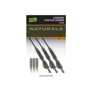 FOX EDGES NATURALS LEADCORE POWER GRIP LEAD CLIP LEADERS