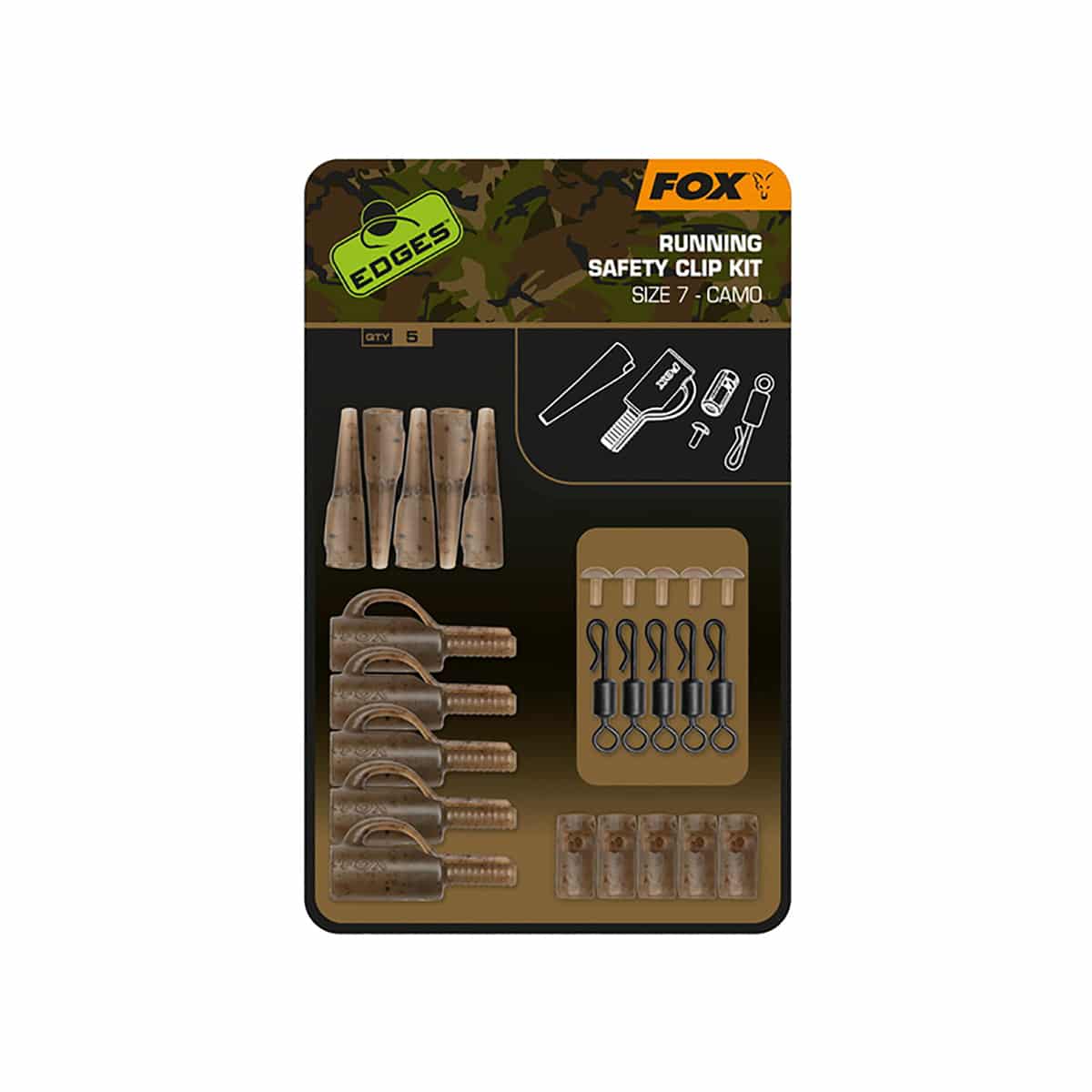 FOX EDGES RUNNING SAFETY CLIP KIT-0 FOX EDGES RUNNING SAFETY CLIP KIT-0