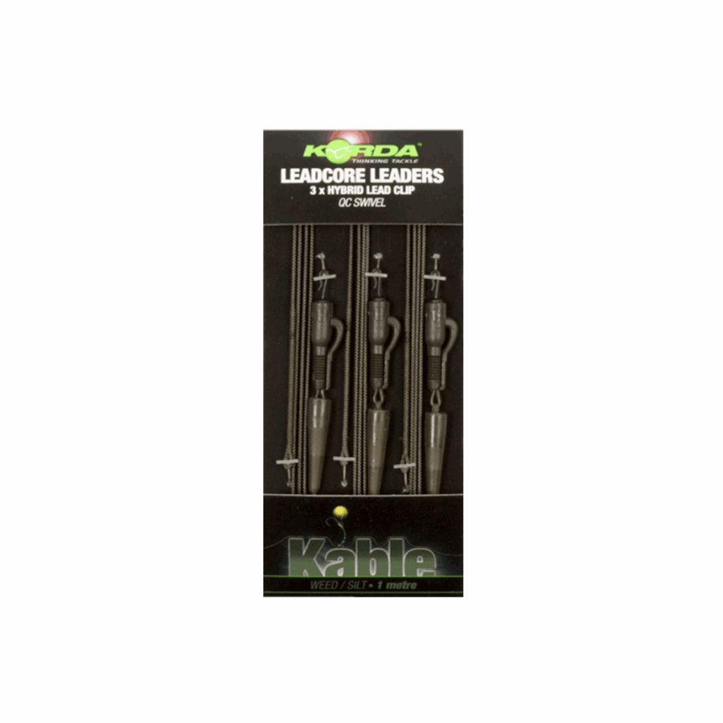 KORDA LEADCORE LEADER HYBRID LEAD CLIP QC