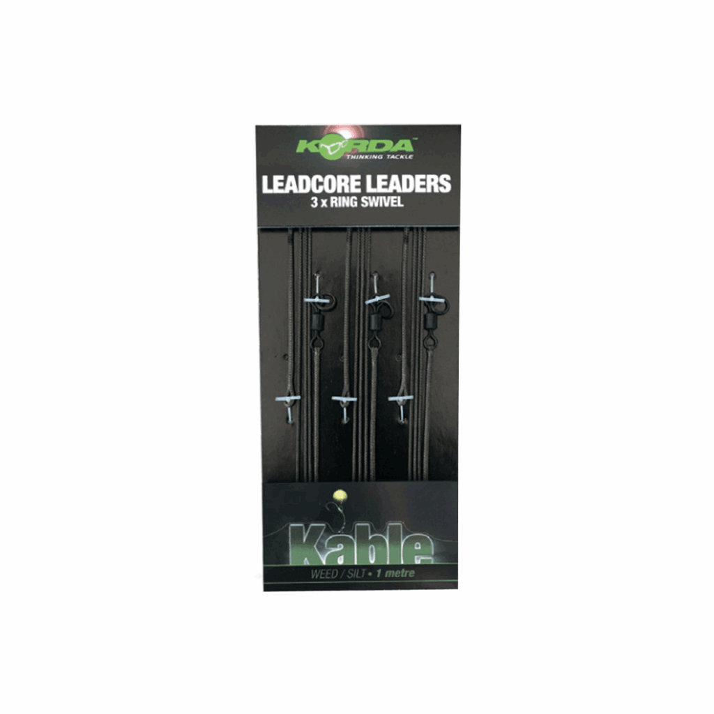 KORDA RING SWIVEL LEADCORE LEADERS