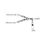 DAIWA TAKO EGI QUICK SWIVEL-28340