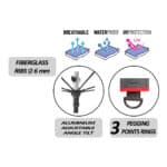 MED FISHING OMBRELLONE IMPERMEABILE ANTI UV-29039