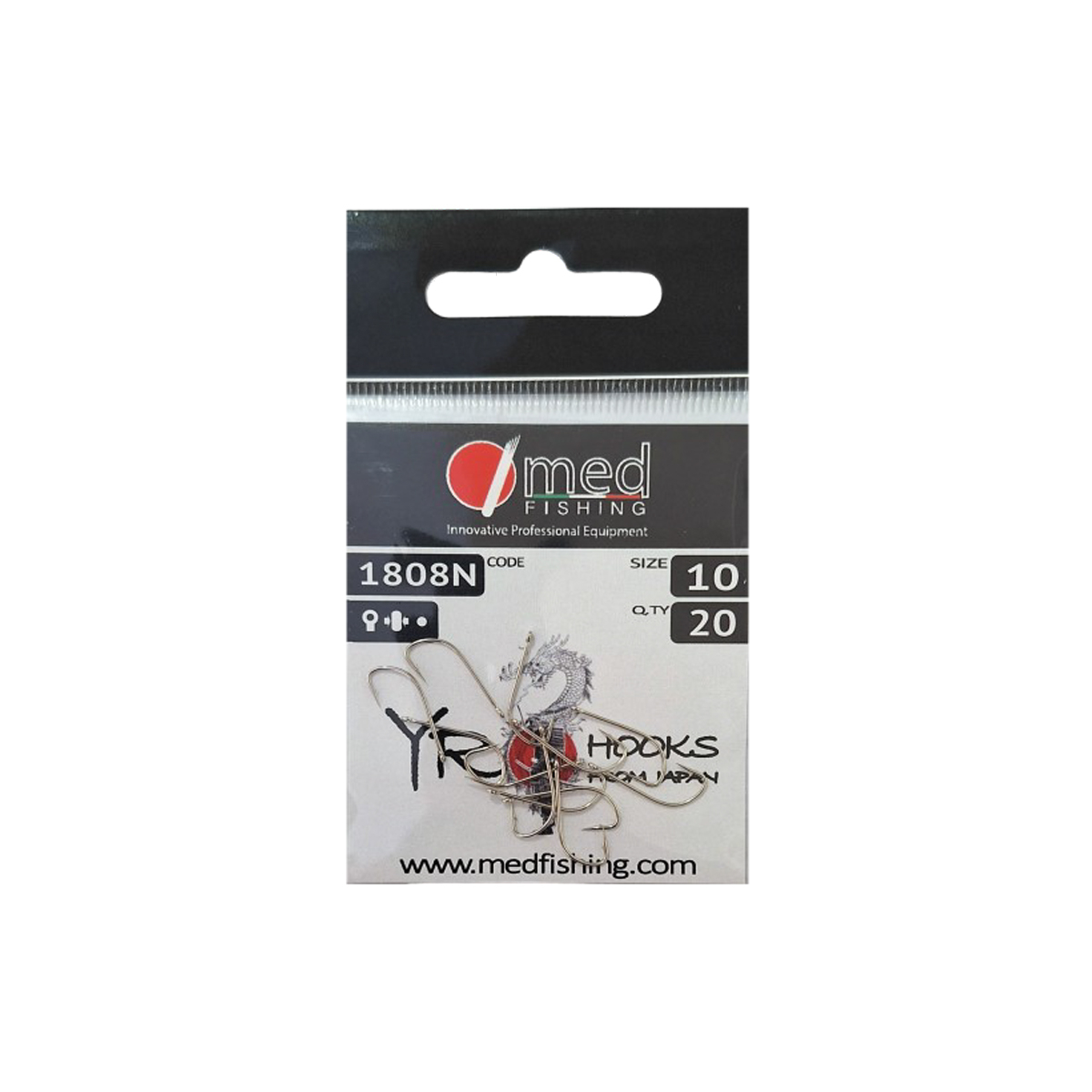 MED FISHING YRO HOOKS 1808N-28980 MED FISHING YRO HOOKS 1808N-28980