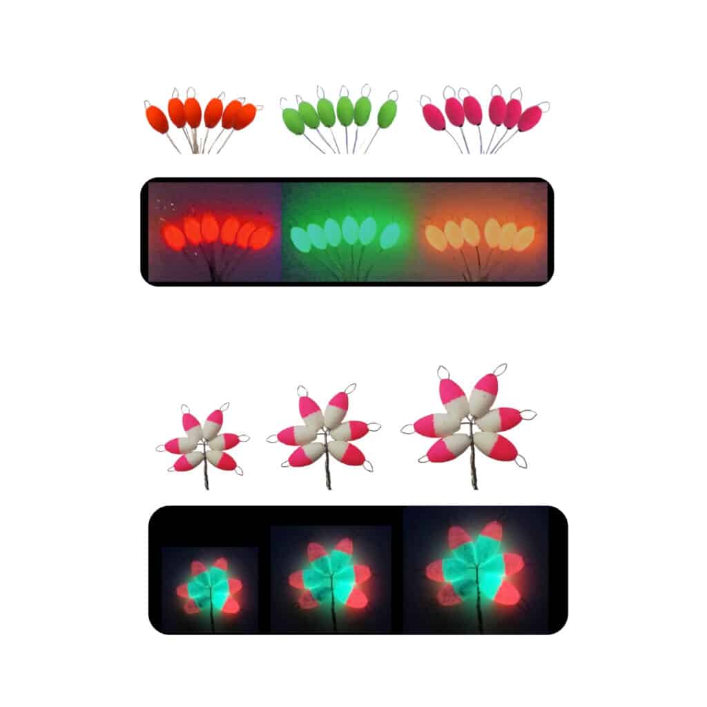 MED FISHING FLOATING LUMINOUS OVAL