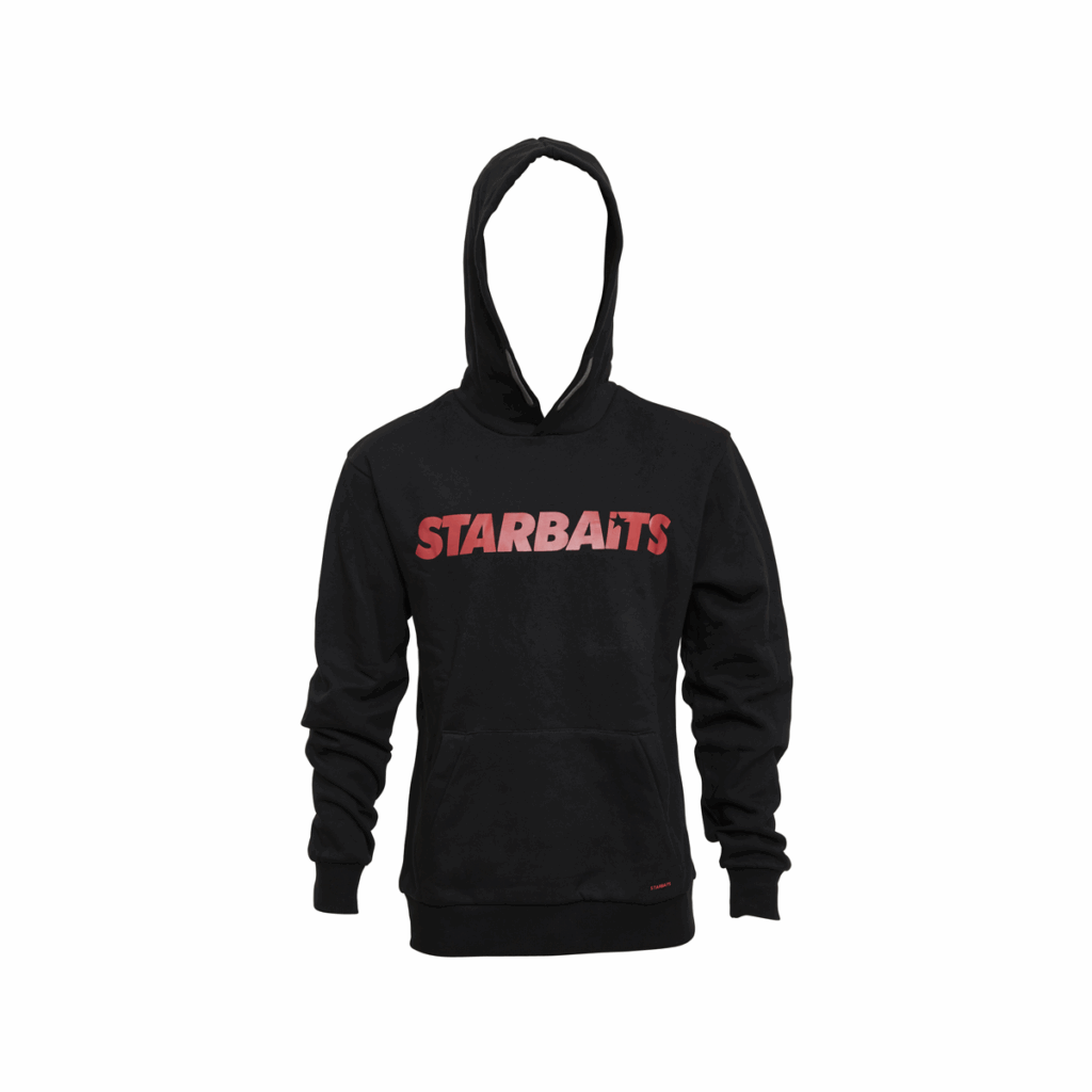 STARBAITS HOODIE BLACK & RED