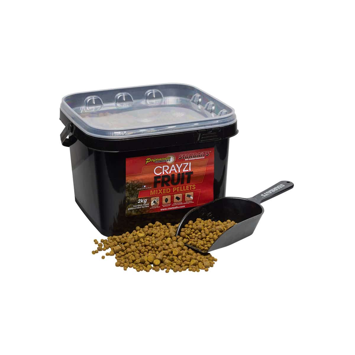 STARBAITS PERFORMANCE CONCEPT CRAYZI FRUIT PELLETS MIXED STARBAITS PERFORMANCE CONCEPT CRAYZI FRUIT PELLETS MIXED