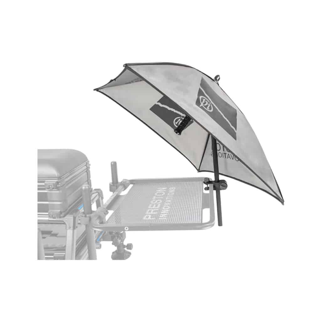 PRESTON OFFBOX GREY BAIT BROLLY