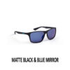 SHIMANO TECHNIUM EYEWEAR MATTE BLACK & BLUE MIRROR